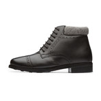 Toecap Derby Boot // Black Leather (US: 10)