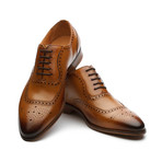 Adelaide Brogue Oxford // Tan Leather (US: 7)