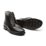 Toecap Derby Boot // Black Leather (US: 12)