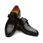 William Leather Monkstrap Shoes // Black (US: 12)