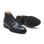 Balmoral Leather Boot // Navy Grain (US: 11)