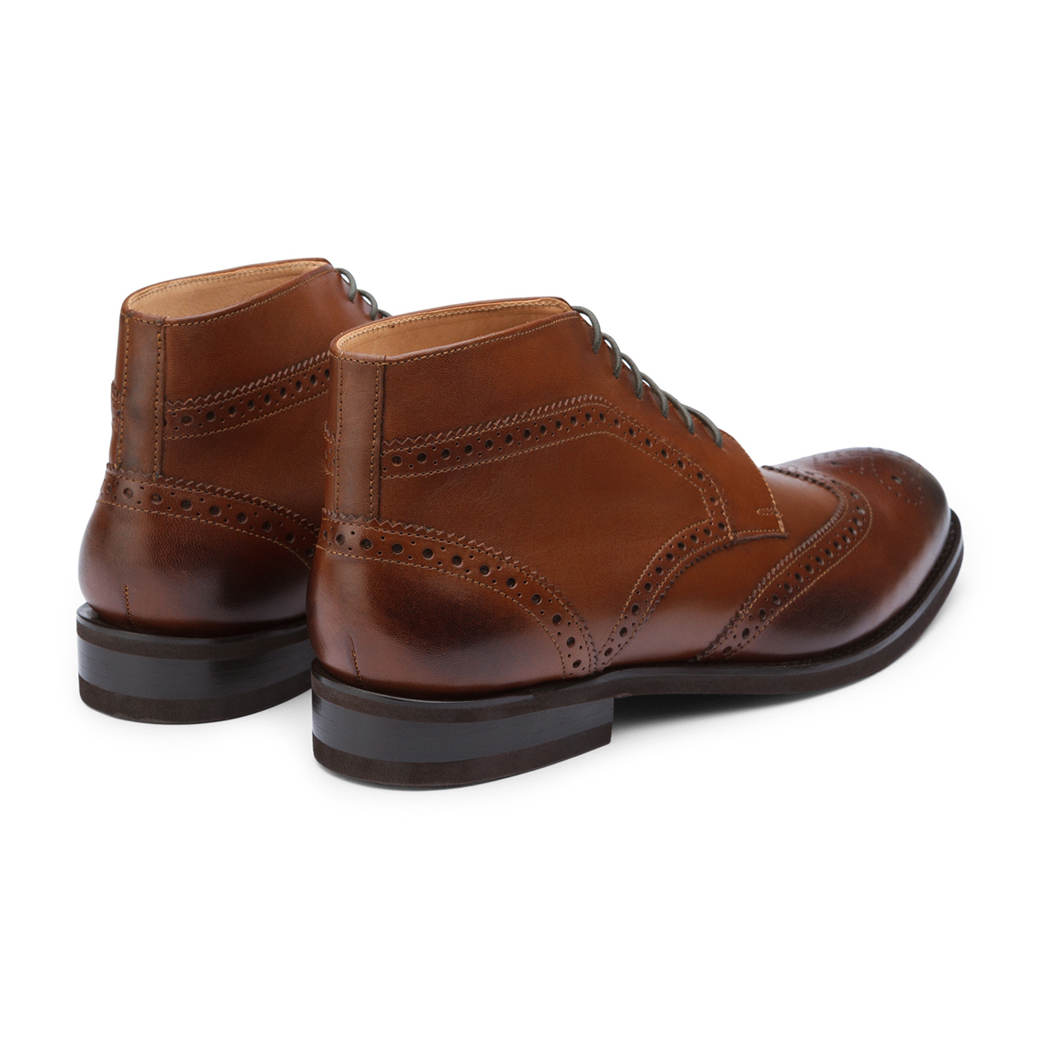 Wingtip Brogue Boot // Brown Leather (US: 7) - Dapper Shoes Co. - Touch ...