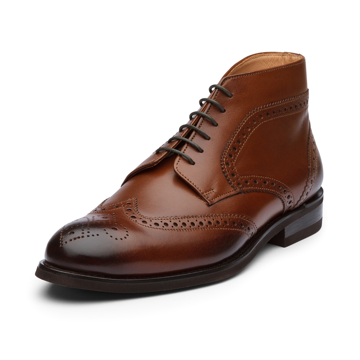 Wingtip Brogue Boot // Brown Leather (US: 7) - Dapper Shoes Co. - Touch ...