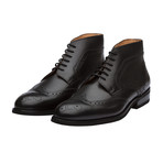 Wingtip Brogue Boot // Black Leather (US: 8)
