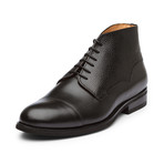 Balmoral Leather Boot // Black Grain (US: 13)