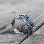 Silver Ouroboros Ring with Runes (6)