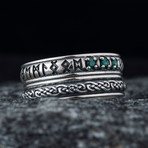 Runes Ornament Ring // Silver (9)