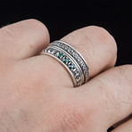 Runes Ornament Ring // Silver (10)