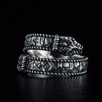 Runes Ouroboros Ring // Silver (8)