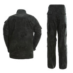 Jacket + Trousers Set // Snake Print + Black (M)
