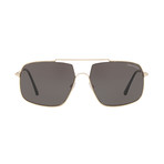 Men's Aiden Sunglasses // Gold + Gray