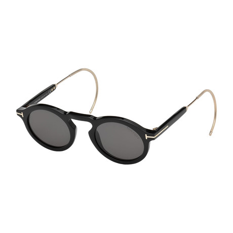 Men's Grant Sunglasses // Black + Gold