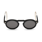 Men's Grant Sunglasses // Black + Gold