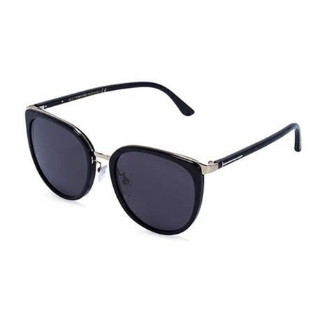Women's Cat-Eye Sunglasses // Black + Gray