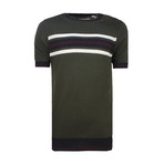 Short Sleeve Sweater T Shirt // Olive Green (XS)