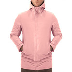 Hooded Windbreaker // Pink (XL)