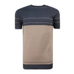 Short Sleeve Sweater T Shirt // Taupe (L)