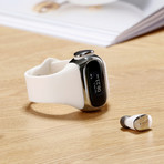 AI-W20 // Wearbuds // Fitness Tracker + Earbuds // White