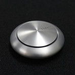 Car Perfume Diffuser Dm1 Pebble // Round (Silver)