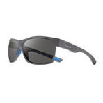 Espen Polarized Sunglasses // Matte Graphite Frame + Graphite Lens (Matte Graphite Frame + Blue Lens)
