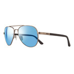 Raconteur S Polarized Sunglasses (Gunmetal Frame + Blue Water Lens)