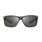 Espen Polarized Sunglasses // Matte Graphite Frame + Graphite Lens (Matte Graphite Frame + Blue Lens)
