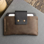 Leather Card Case // Brown