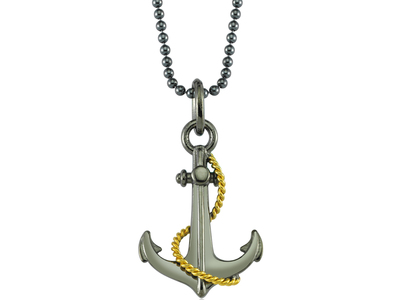 Anchor___Rope_Design_Necklace