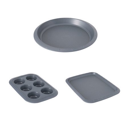 Gem // 3-Piece Baking Set // Muffin Tin + Cookie Sheet + Round Cake Pan