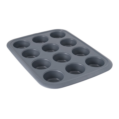 BergHOFF GEM Nonstick Carbon Steel 12-Cup Muffin Pan, Rectangular