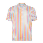 Tribeca Striped Shirt // White (S)