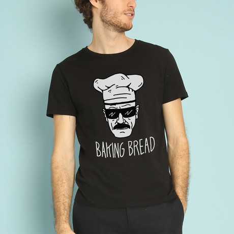 Baking Bread T-Shirt // Black (Small)
