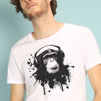 Creative Monkey T-Shirt // White (Small)