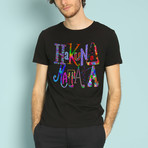 Hakuna Matata Color T-Shirt // Black (Small)