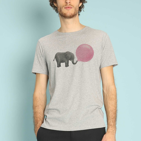 Jumbo Bubble Gum T-Shirt // Gray (S)