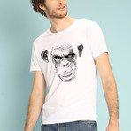 Evil Monkey T-Shirt // White (S)