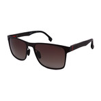 Men's 8026-Y24 Polarized Sunglasses // Matte Brown + Brown
