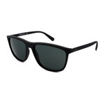 Emporio Armani // Men's EA4109-575671 Sunglasses // Matte Black + Gray