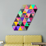 Quirky Triangles (16"W x 16"H x 0.45"D)