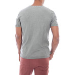 T-Shirt Henley // Moss (XL)