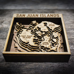 San Juan Islands (8"W x 8"H x 1.5"D)