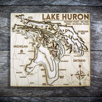 Lake Huron (7"W x 8"H x 1.5"D)