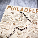 Philadelphia (8"W x 10"H x 1.5"D)