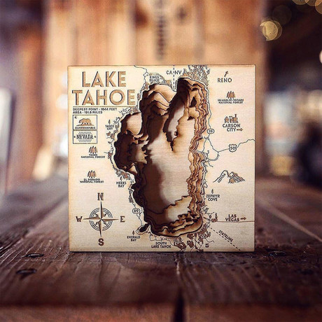 Lake Tahoe (6"W x 6"H x 1.5"D)