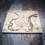 Philadelphia (8"W x 10"H x 1.5"D)