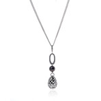 Piero Milano 18k White Gold Diamond Necklace II // Store Display