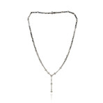 Piero Milano 18k White Gold Diamond Necklace VII // Store Display