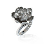 Piero Milano 18k White Gold Diamond Ring // Ring Size: 8.25 // Store Display