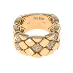 Piero Milano 18k Yellow Gold Diamond Ring I // Ring Size: 9 // Store Display