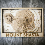 Mount Shasta (7"W x 10"H x 1.5"D)